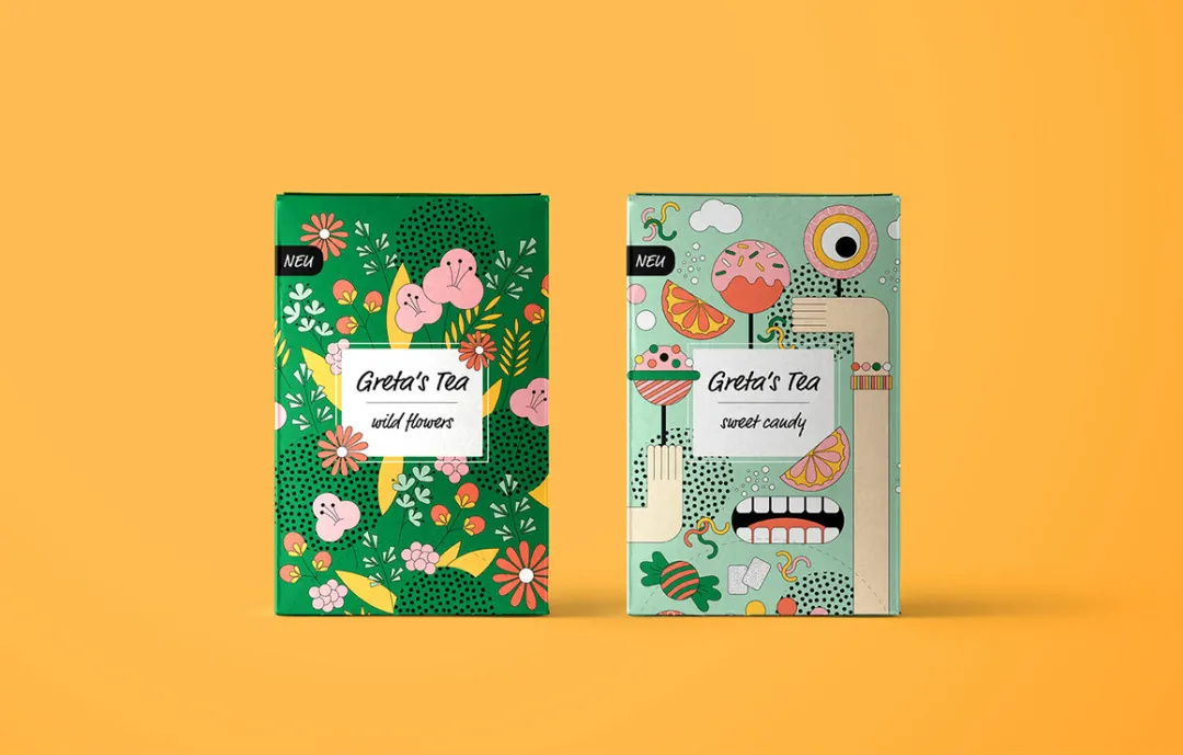 Compostable tea packaging films Wiederverwendbare luftdichte Teebeutel
