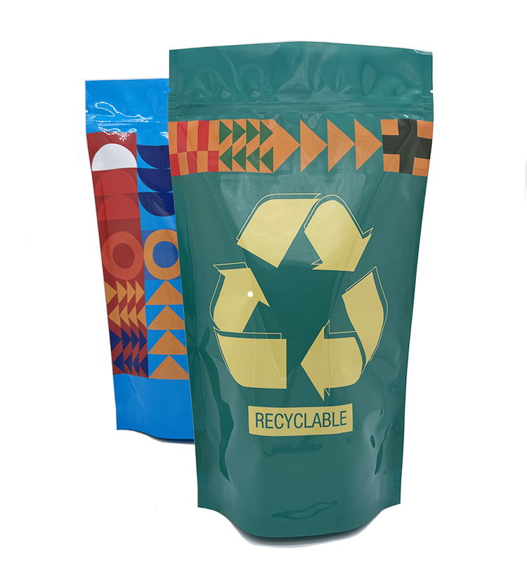 Große wiederverschließbare Beutel, ab Werk direkt recycelbare Verpackungsbeutel für Babynahrung, Doypack Poly Zip Lock, kundenspezifische Beutel