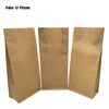 PLA Biologisch abbaubare, wiederverschließbare, kompostierbare, biologisch abbaubare Verpackung, bedruckter Beutel, individuelle Kraftpapier-Logo-Verpackung, Kaffeebeutel