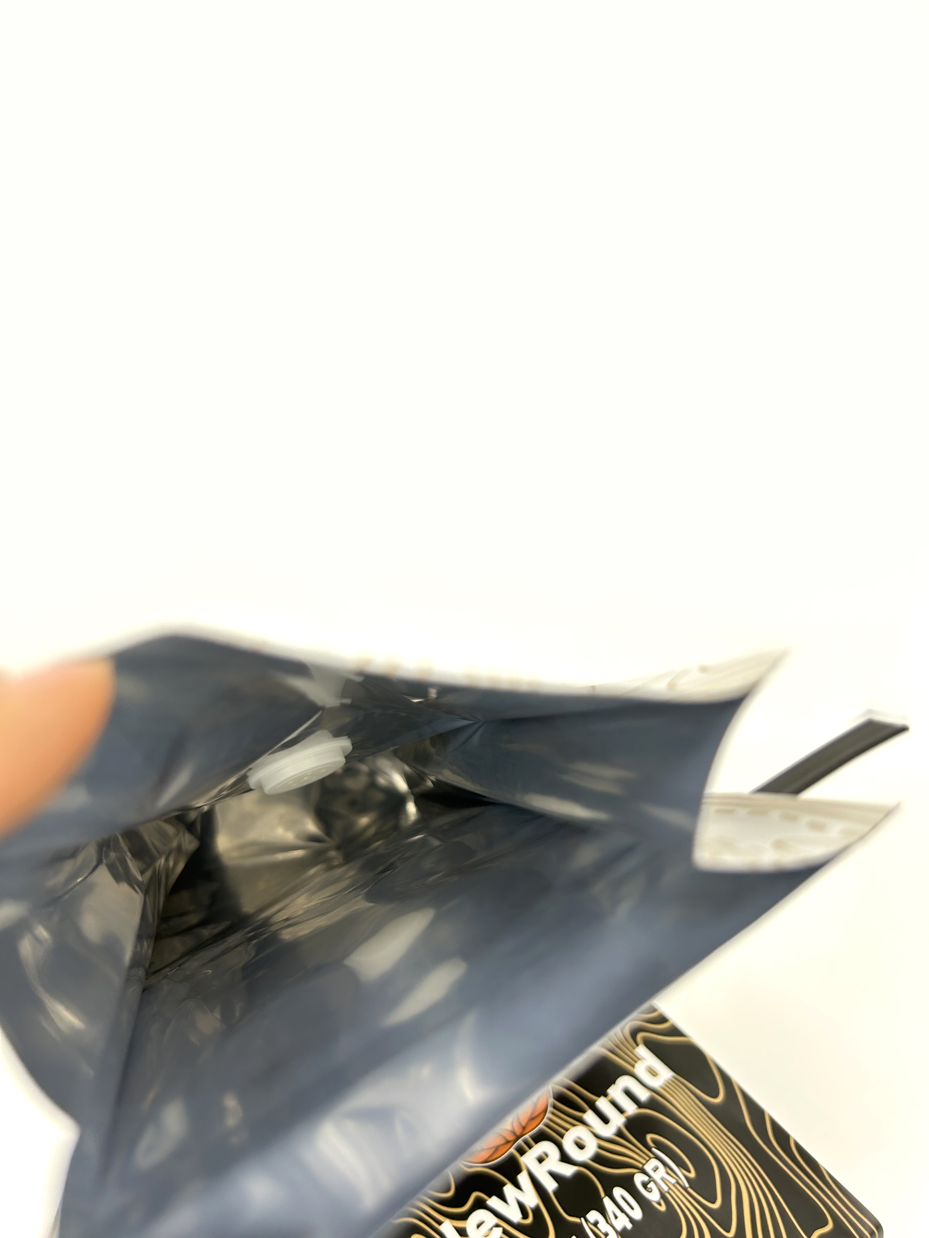 Zwickelbeutel mit Reißverschluss und flachem Boden, Beutel für gemahlenen Bohnenkaffee, Teeverpackung mit Blechband