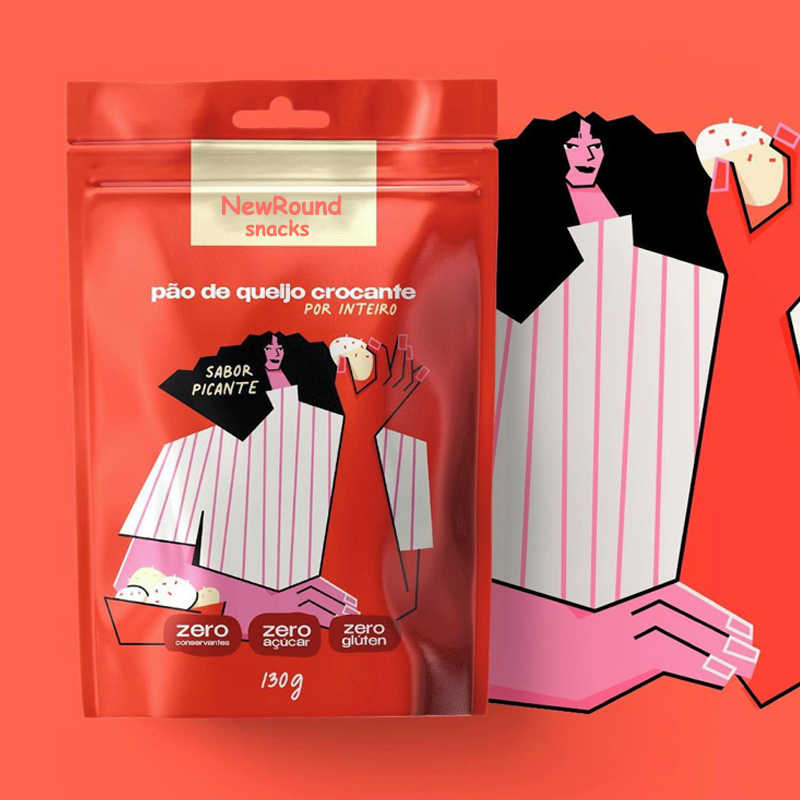Stehen Sie Beutel für Lebensmittelverpackungen auf