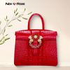 Damenhandtaschen, modische Geldbörse und Handtasche, Damen-Qualität, PU-Leder, Damentasche, Set aus zwei lässigen Tragetaschen, 33 cm