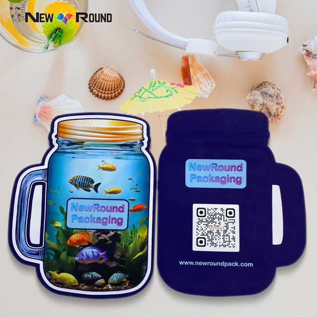 Custom Stanze Schnittverpackung Mylar Bags Material