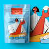 Stehen Sie Beutel für Lebensmittelverpackungen auf