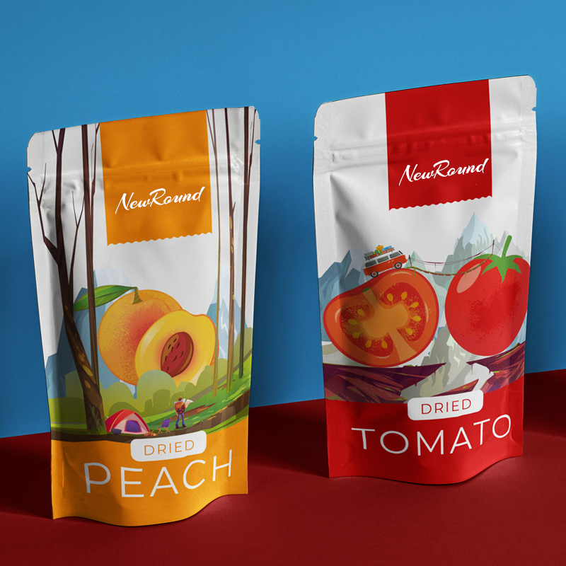 Biologisch abbaubare benutzerdefinierte Lebensmittelbeutel umweltfreundliche Verpackung