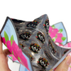Kundenspezifischer, geruchssicherer 3,5-g-Beutel mit Reißverschluss aus Aluminiumfolie, matt mit Punkt-UV-Verpackung für Süßigkeiten-Gummibärchen, speziell geformter, gestanzter Mylar-Beutel