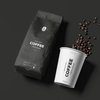 Kompostierbare Dual-Use-Taschen für Kaffee und Snacks