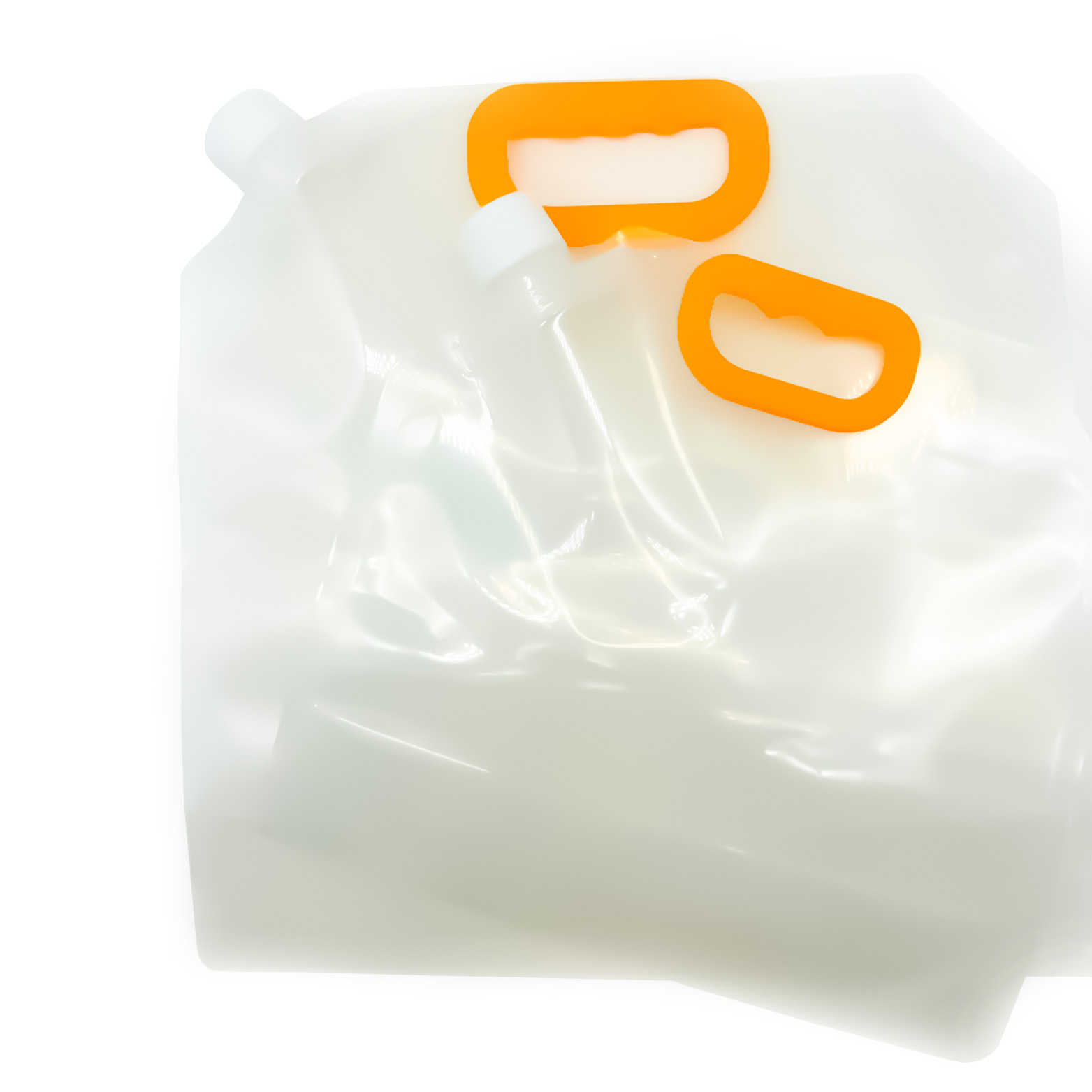 Großhandel aus klarem, transparentem Kunststoff, Einwegbeutel für Getränke, Saft/Wasser/Flüssigkeit, Auslaufbeutel mit Griff