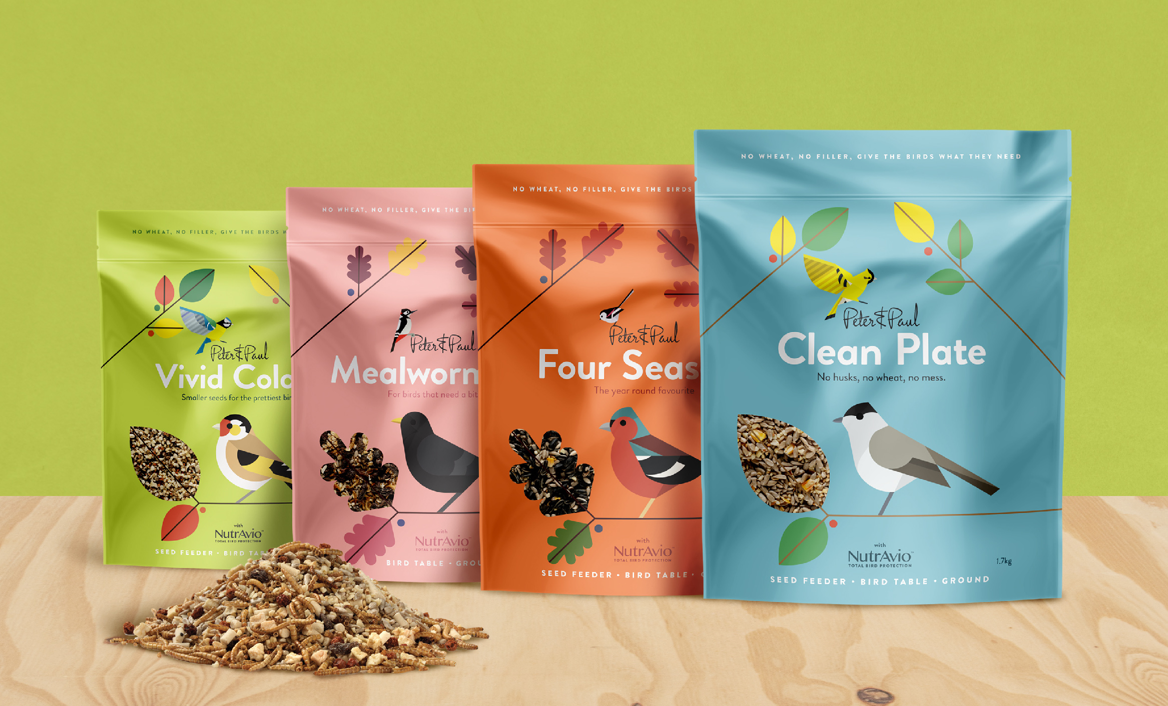 Gefriergetrocknete Tierfutterbeutel 