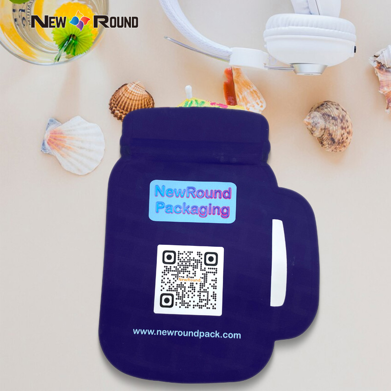 Custom Stanze Schnittverpackung Mylar Bags Material