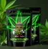 Stehen Sie die Marihuana -Tasche mit Reißverschluss auf