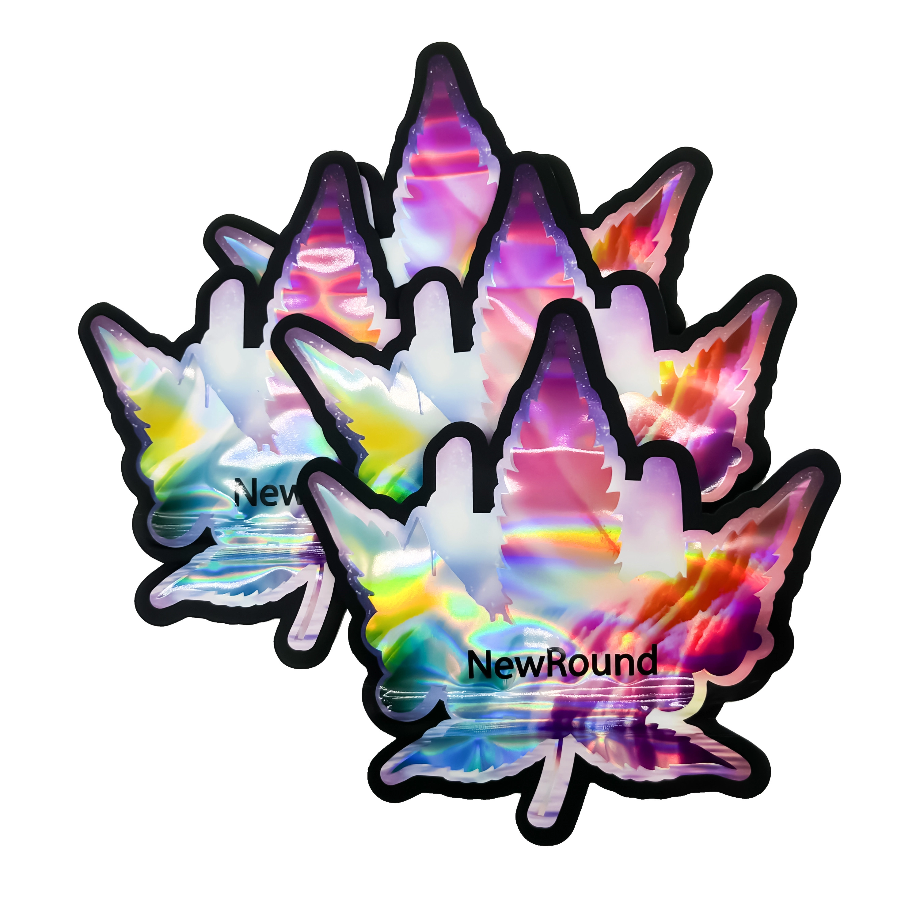 Individuell bedruckte, speziell geformte, gummiartige Keksbeutel aus Kunststoff mit Druckverschluss, gestanzte, geruchsdichte Mylar-Verpackungsbeutel