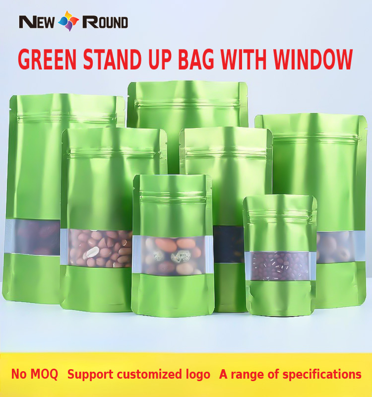 Standbodenbeutel-Verpackung, Tee-Lebensmittelverpackung, Plastiktüten mit Druckverschluss
