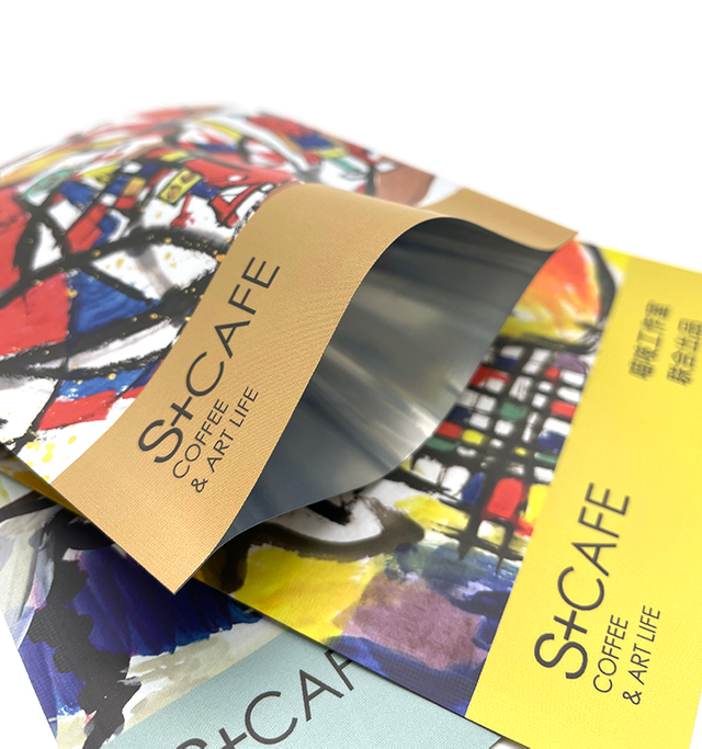 Personalisierte wiederverschließbare Stand-Up-Kaffeeverpackung, biologisch abbaubare, individuelle Kaffeebeutel
