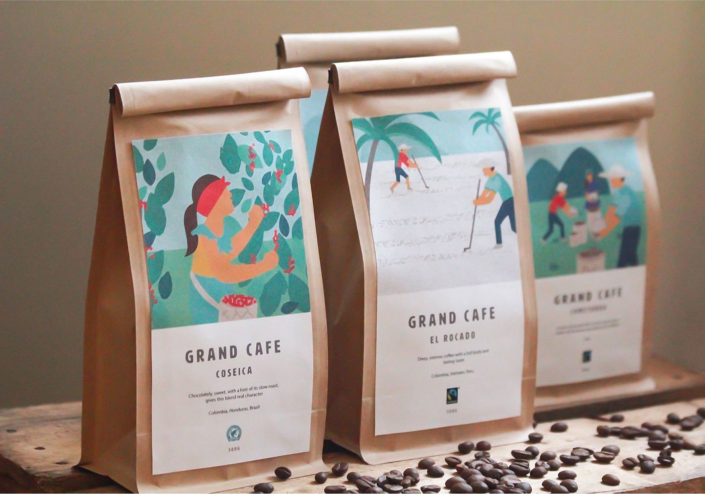 Nachhaltige Kraftmylar -Beutel