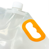 Großhandel aus klarem, transparentem Kunststoff, Einwegbeutel für Getränke, Saft/Wasser/Flüssigkeit, Auslaufbeutel mit Griff