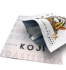 Kraftpapier mit flachem Boden, individuell bedruckte Verpackung, biologisch abbaubare, kompostierbare leere Bohnenverpackung, Kaffeebeutel
