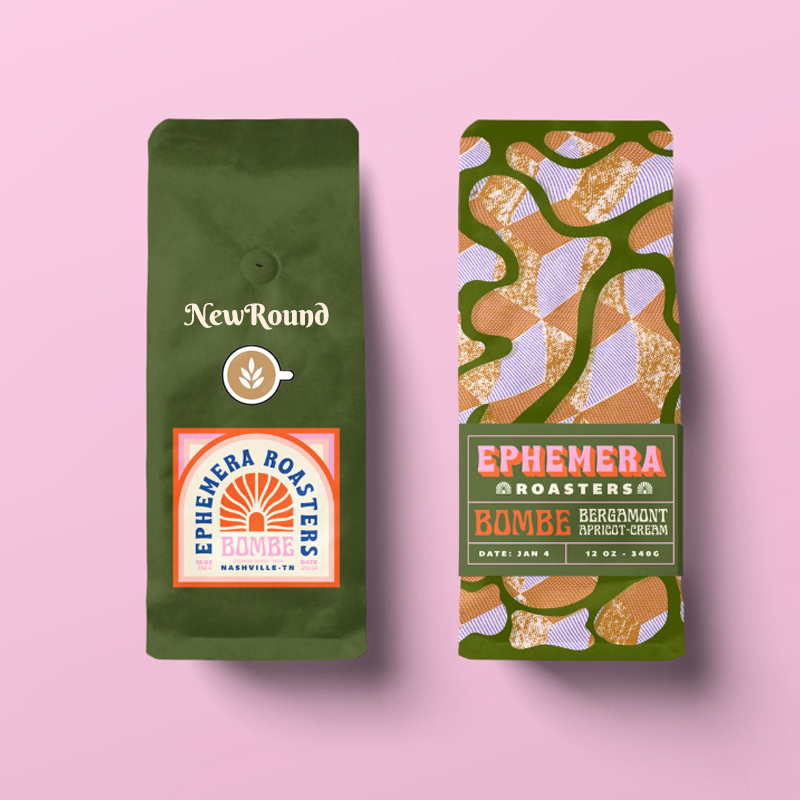 Kompostierbare Seite Zwickeltaschen für Kaffee Spezialitäten
