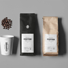 Kompostierbare Dual-Use-Taschen für Kaffee und Snacks