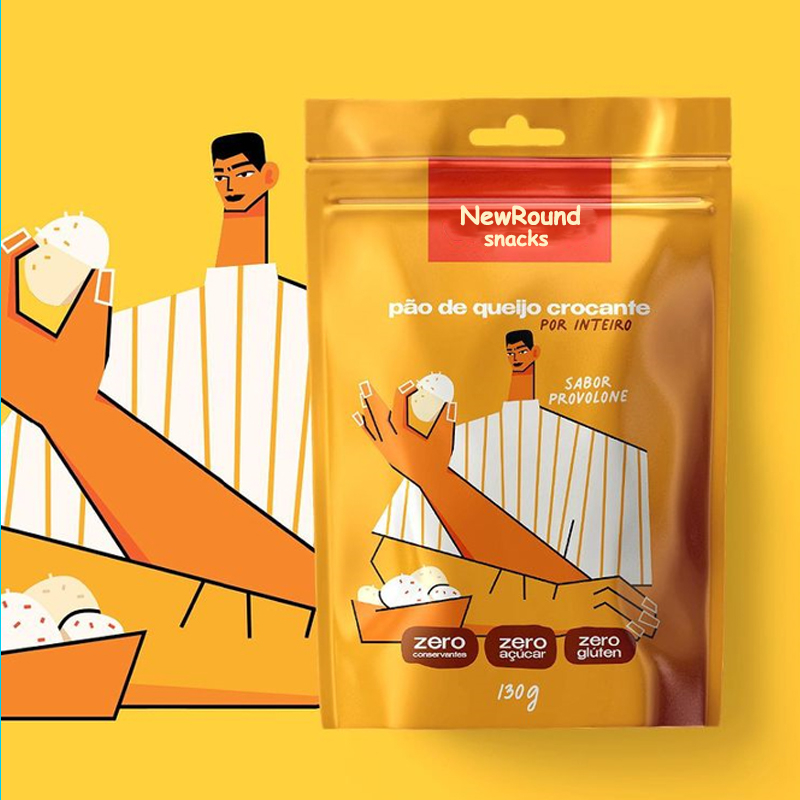 Stehen Sie Beutel für Lebensmittelverpackungen auf