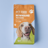 100% recycelbare Flachboden -Hundefutterbeutel