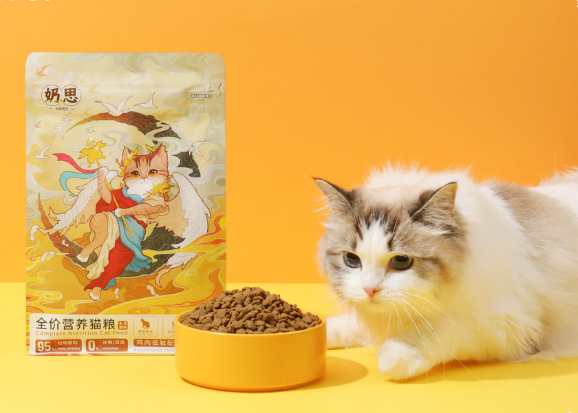Katzenfutter flache Bodenbeutel